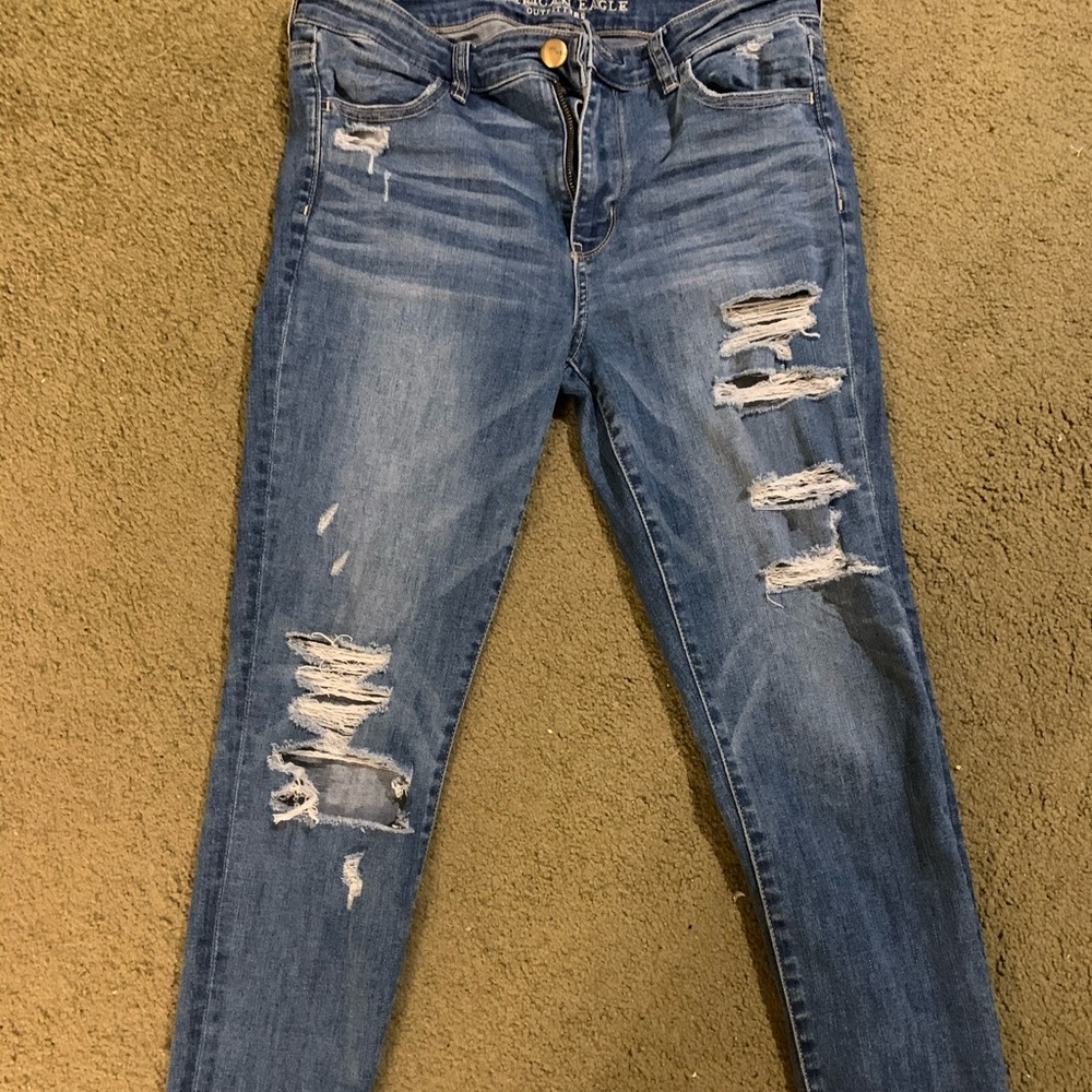 American Eagle ripped jeans